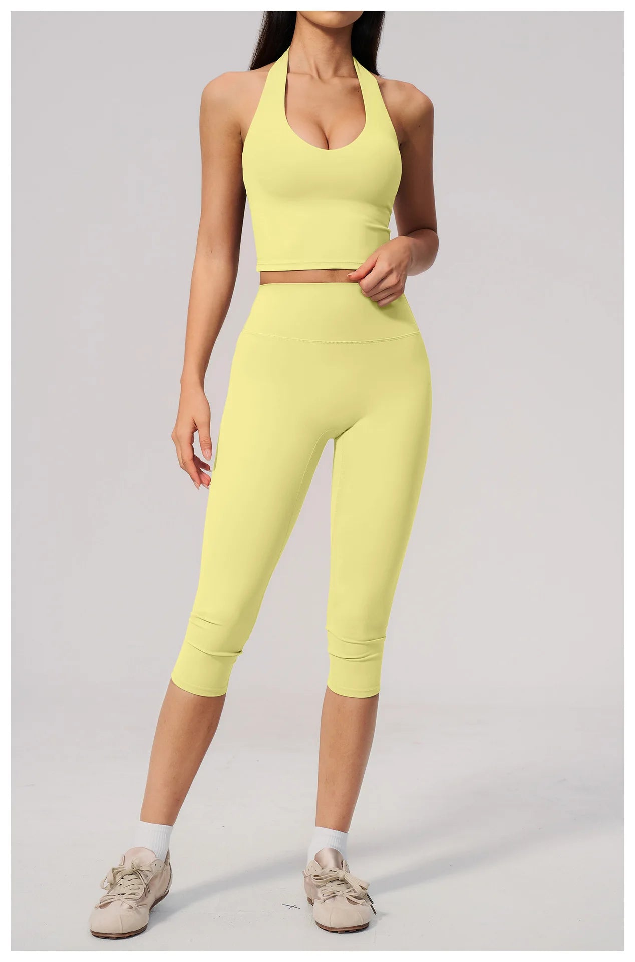 Summer New Yoga Bra Women Sports Shockproof Bra Sexy V-Neck Fitness Underwear Female Backless Sports Bra Gym Push Up Workout Top