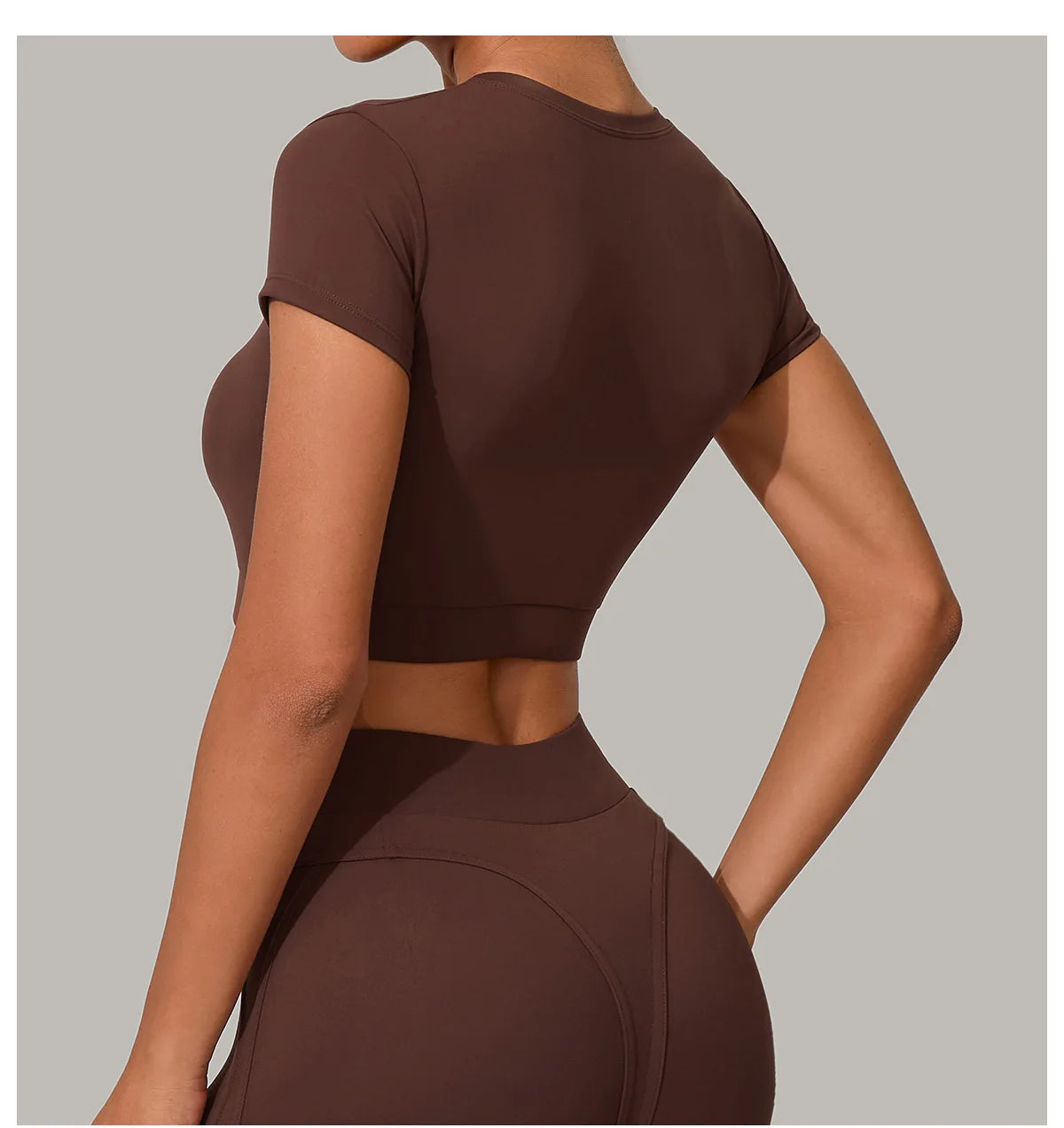 Women Yoga Top Sport T-Shirts Exercise Fitness Clothes Short Sleeve Yoga Shirt Gym Top Running Quick Drying Workout Sport Top