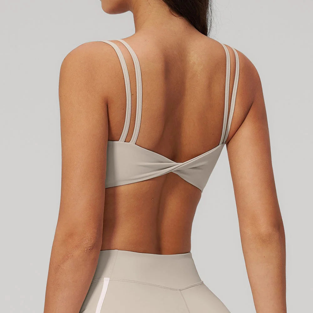 Summer Women Yoga Bra Sports Bra Sexy Breathable Underwear High Strength Fitness Female Shockproof Bra Gym Workout Top Crop Tops