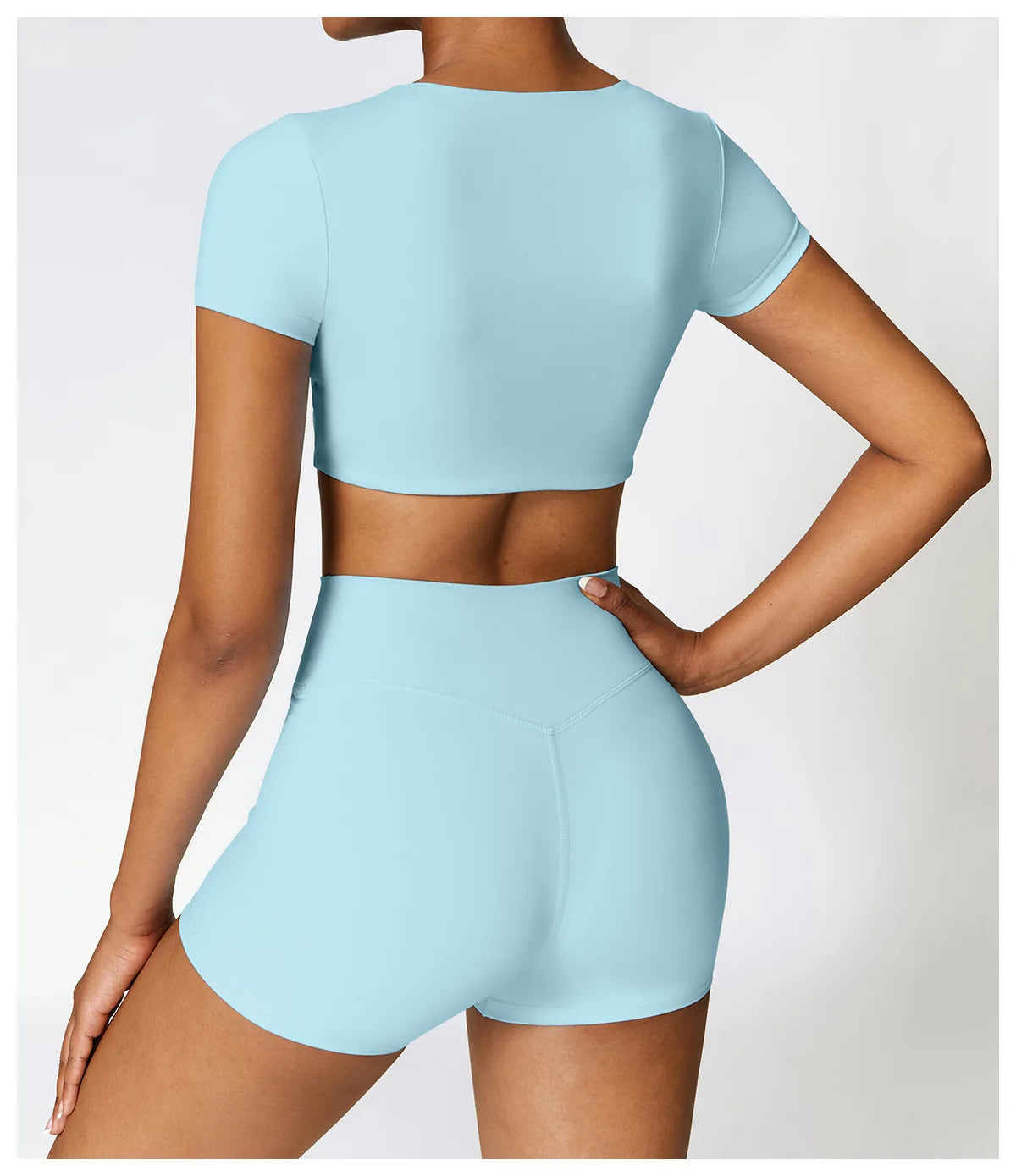 Women High Waist Yoga Shorts Running Cycling Shorts Breathable Fitness Shorts Female Summer Workout Shorts Gym Sports Tights