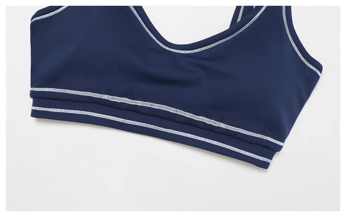 Yoga Bra Women's Shockproof Sports Bra Summer Top Push Up Fitness Underwear Female Sport Tops Breathable Running Vest Bralette