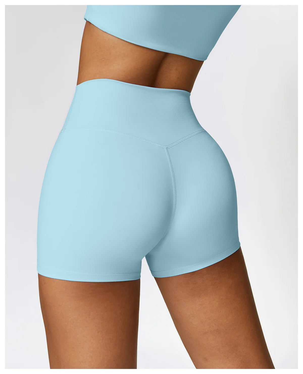 Women High Waist Yoga Shorts Running Cycling Shorts Breathable Fitness Shorts Female Summer Workout Shorts Gym Sports Tights
