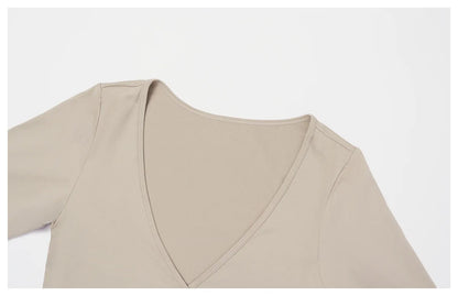 Women Fitness Yoga Shirt Strappy Long Sleeve Sports Jacket Gym Top Activewear Running Coats Workout Clothes Woman Sportswear ﻿