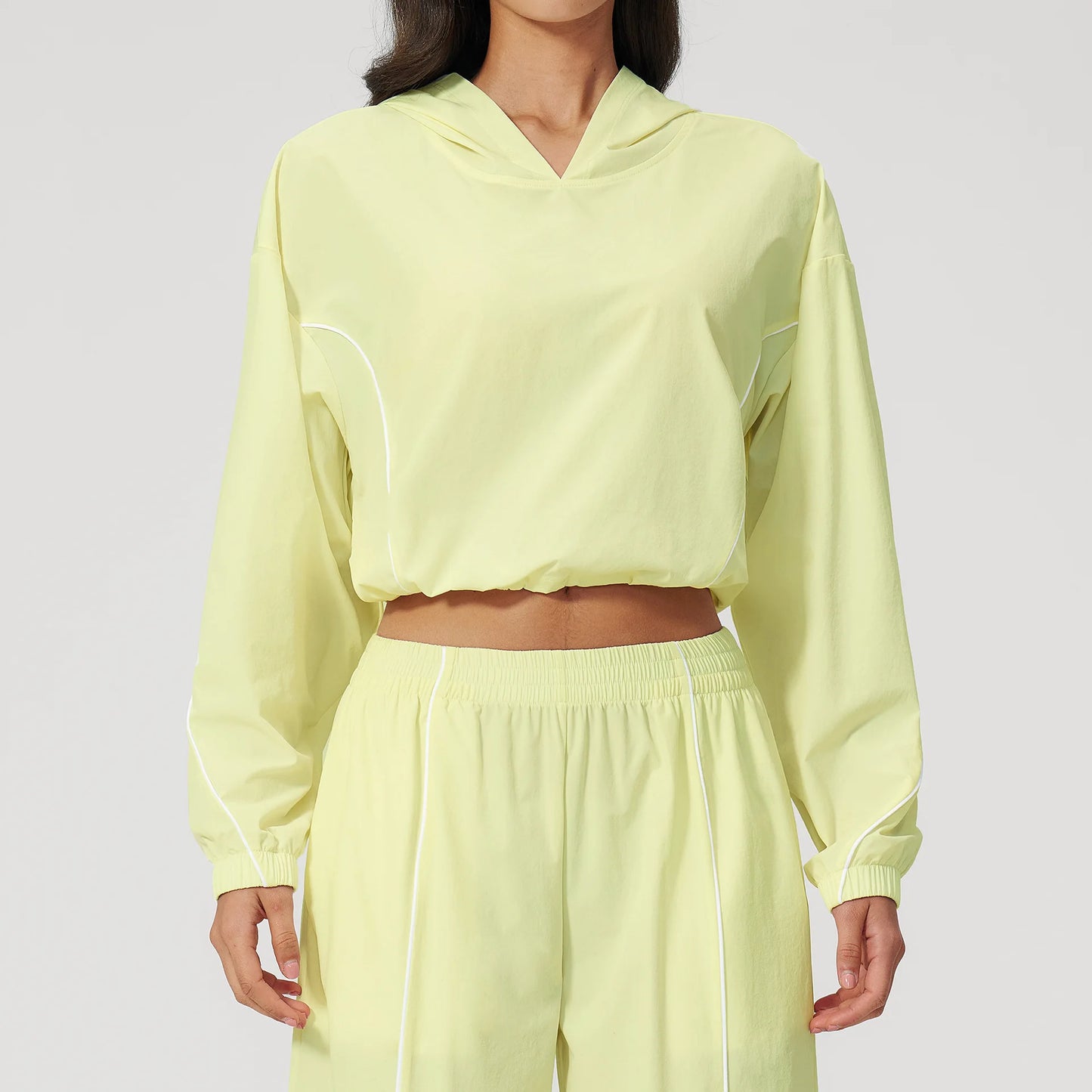 1 Pieces Women Outdoor Sports Coat Summer Sun Protection Top Yoga Long Sleeved Jacket Female Fitness Short Sun Protection Jacket