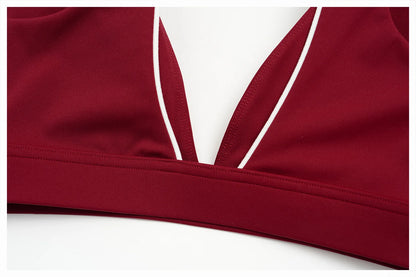 Summer Sexy Gym Top Women's Sports Bra Breathable Sports Underwear Running Shockproof Yoga Bra Female Fitness Bra Workout Top