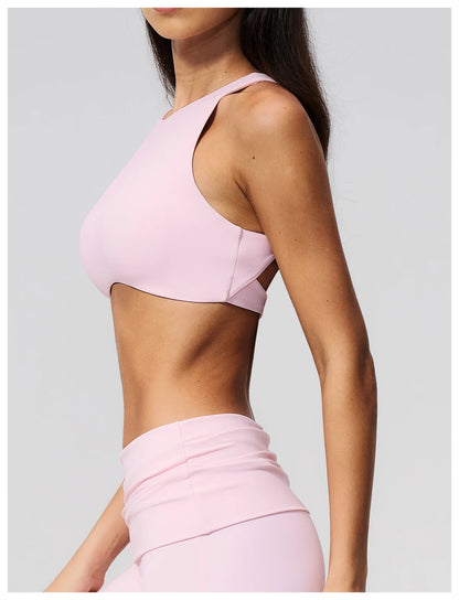 Summer Yoga Bra Women's Fitness Underwear Shockproof Sports Bra Sexy Beautiful Back Sports Bra Female Breathable Top Running Bra