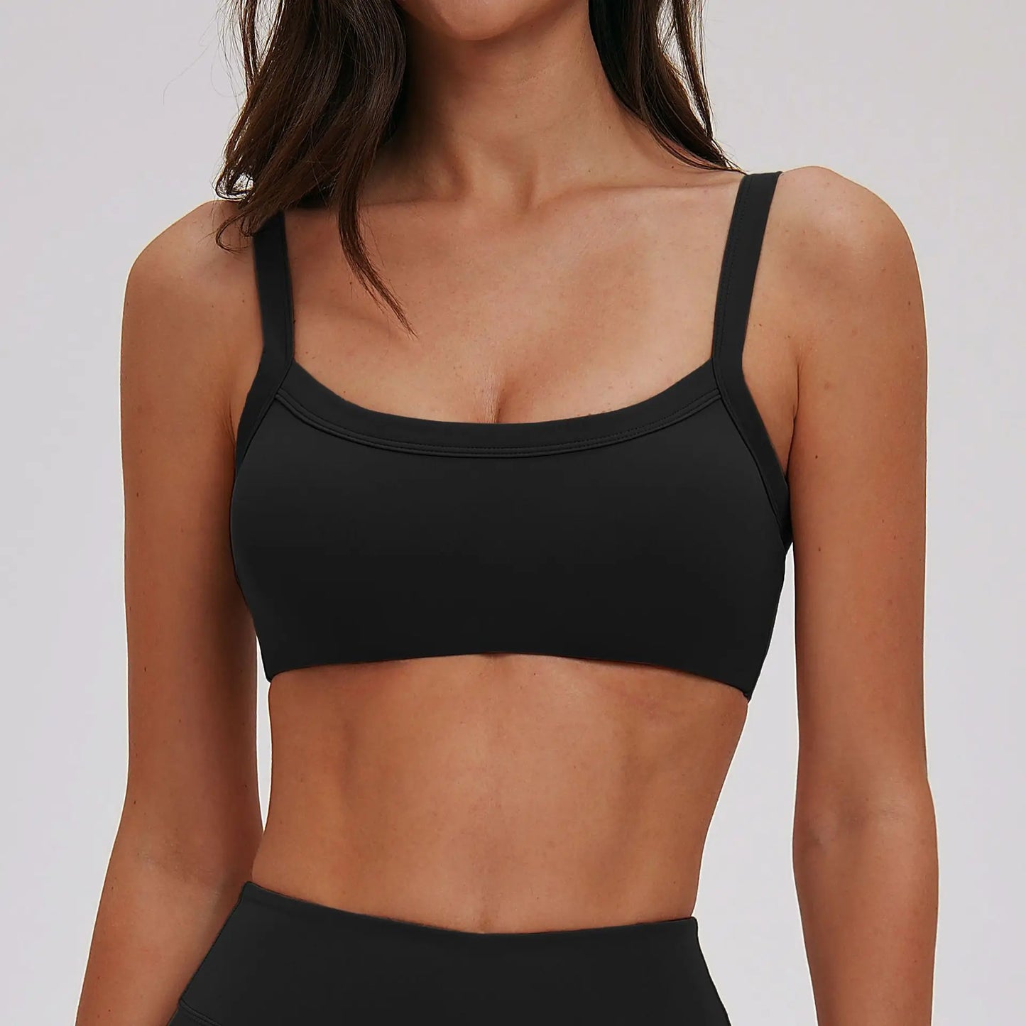 Women's Sports Underwear Lnvisible Bra Breathable Comfortable Elastic Shockproof Underwear Without Steel Rings Sports Underwear