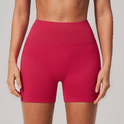 Seamless Sports Shorts Women Yoga Shorts High Waist Workout Shorts Breathable Sports Leggings Gym Shorts Running Cycling Shorts