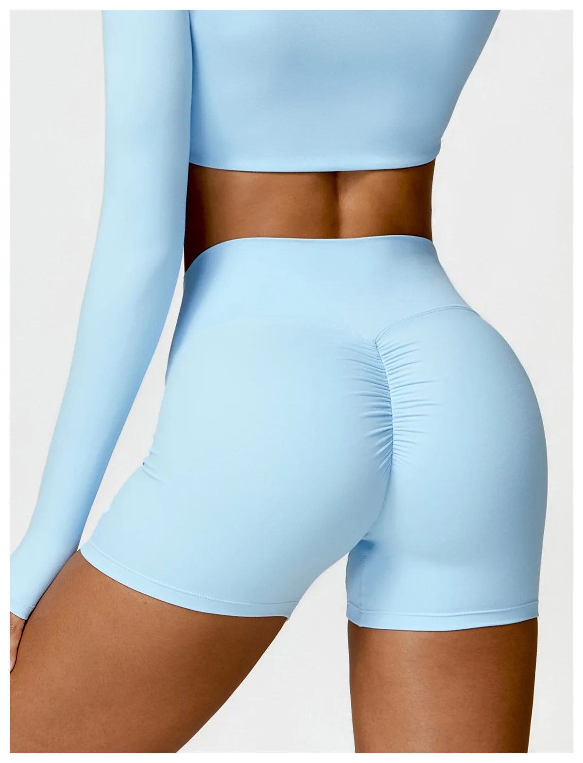 Yoga Shorts Women Scrunch Butt Yoga Pants High Waist Leggings Lift Butt Cycling Shorts Running Push Up Workout Gym Sports Shorts