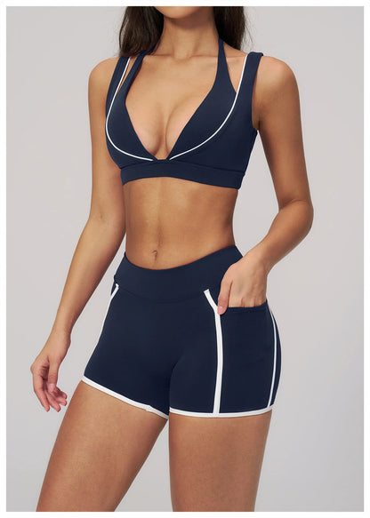 Summer Sexy Gym Top Women's Sports Bra Breathable Sports Underwear Running Shockproof Yoga Bra Female Fitness Bra Workout Top
