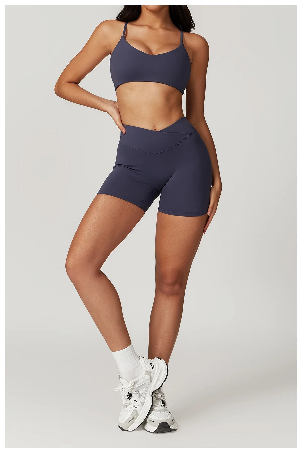 Yoga Shorts Women Fitness Shorts Running Cycling Shorts Quick Drying Sports Leggings High Waist Summer Workout Gym Push-up Short