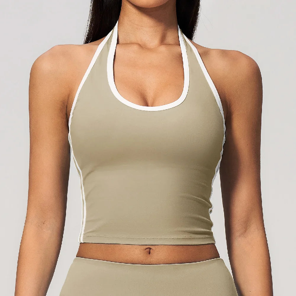 Summer Yoga Vest Women Fitness Quick-Dry Sports Top Workout Shockproof Yoga Vest Sexy Running Sports Tops Outdoors Fitness Bra