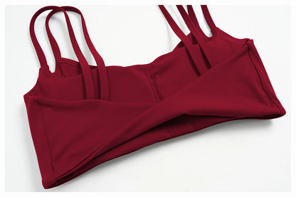 Summer Women Yoga Bra Sports Bra Sexy Breathable Underwear High Strength Fitness Female Shockproof Bra Gym Workout Top Crop Tops