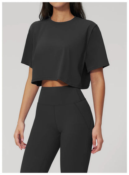 Women Yoga Sports T-Shirts Fitness Short Sleeve Sports T-Shirts Ropa Mujer Gym Workout Shirts Running Active Wear Sports Shirts
