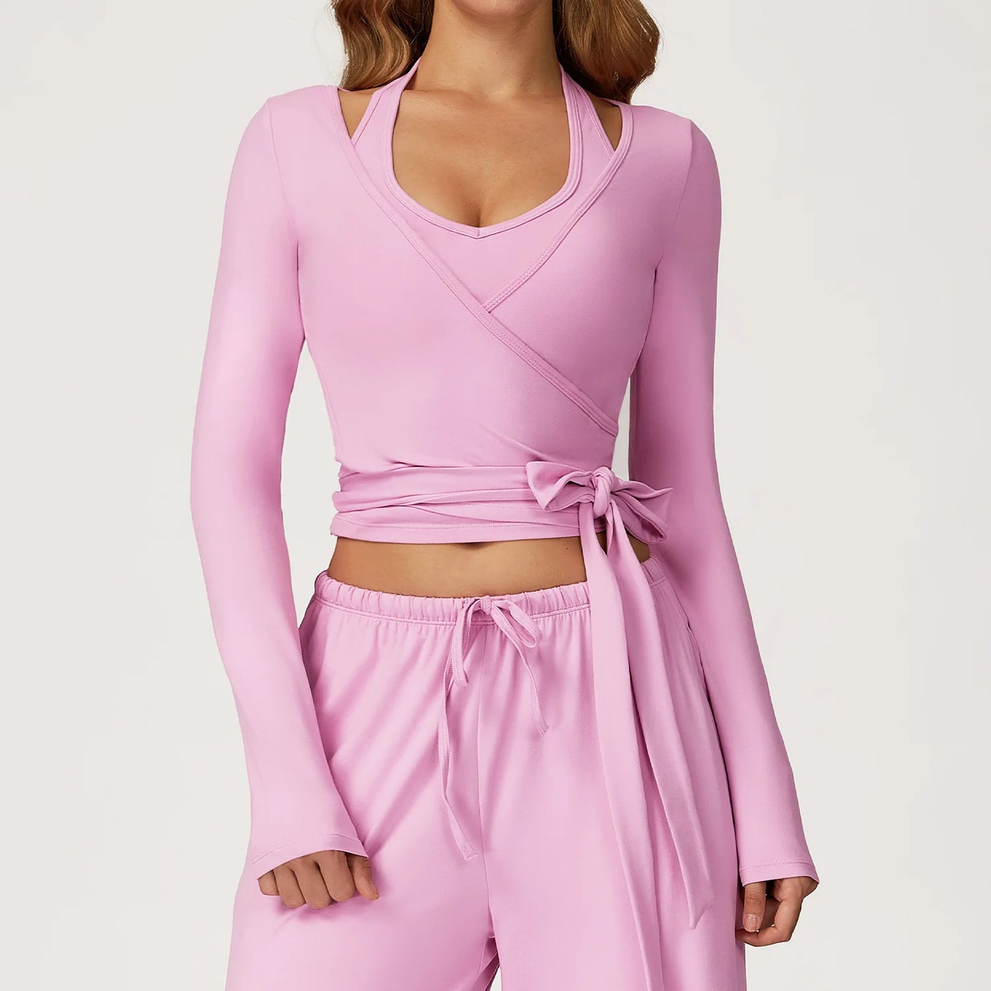 Women Fitness Yoga Shirt Strappy Long Sleeve Sports Jacket Gym Top Activewear Running Coats Workout Clothes Woman Sportswear ﻿