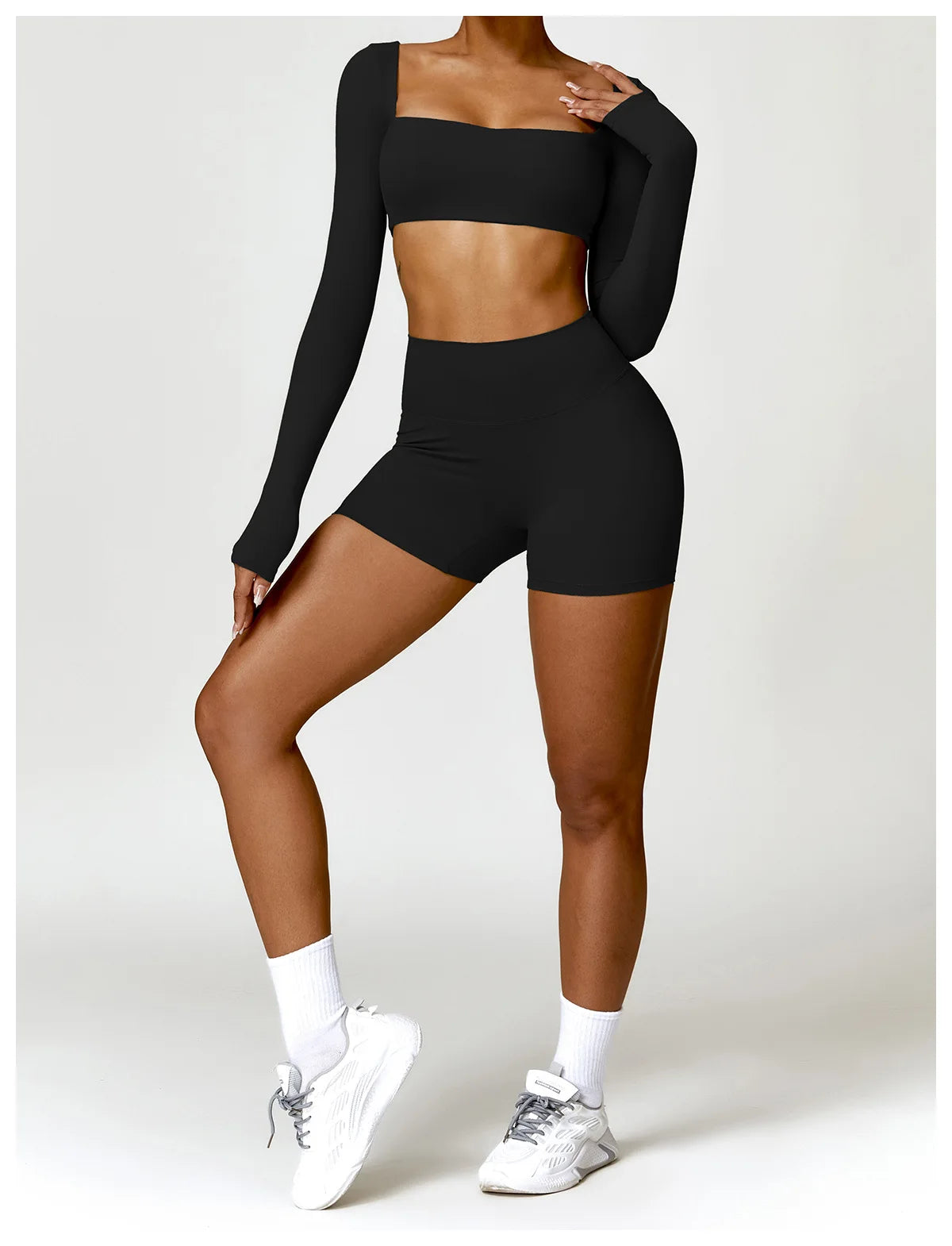Yoga Shorts Women Scrunch Butt Yoga Pants High Waist Leggings Lift Butt Cycling Shorts Running Push Up Workout Gym Sports Shorts