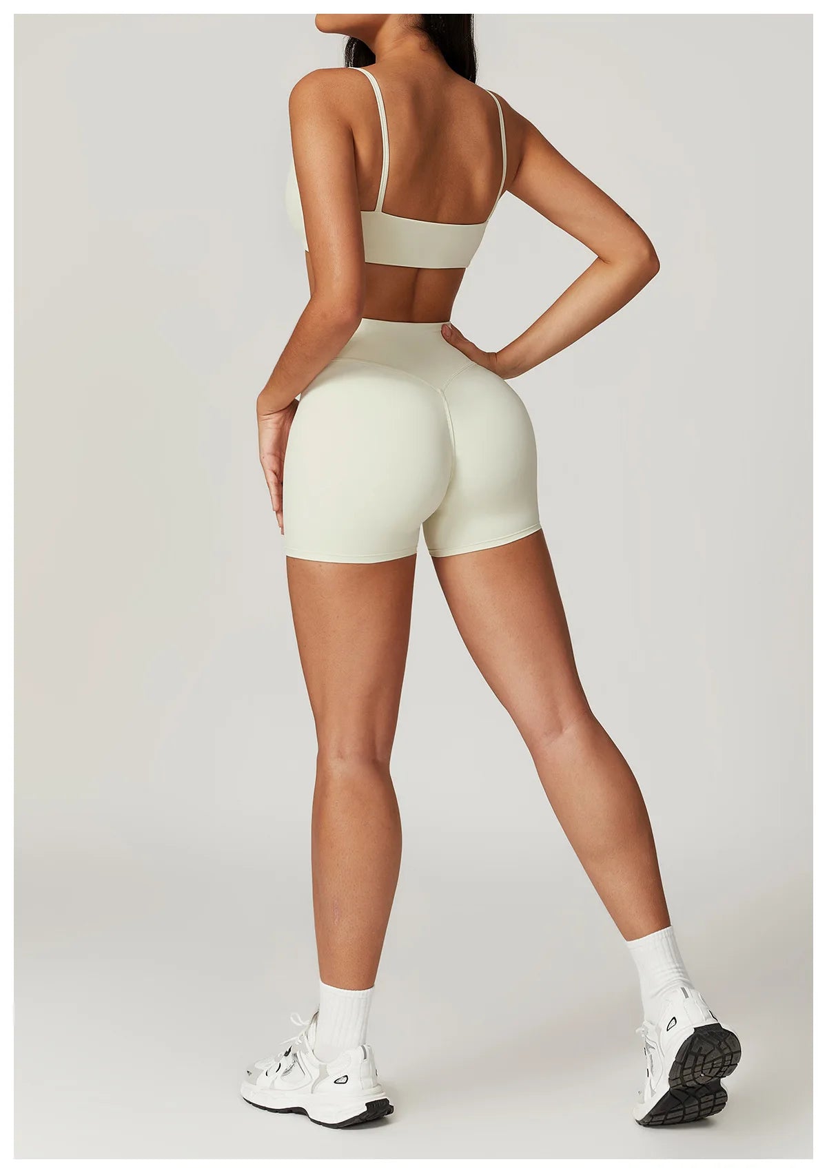 Yoga Shorts Women Fitness Shorts Running Cycling Shorts Quick Drying Sports Leggings High Waist Summer Workout Gym Push-up Short