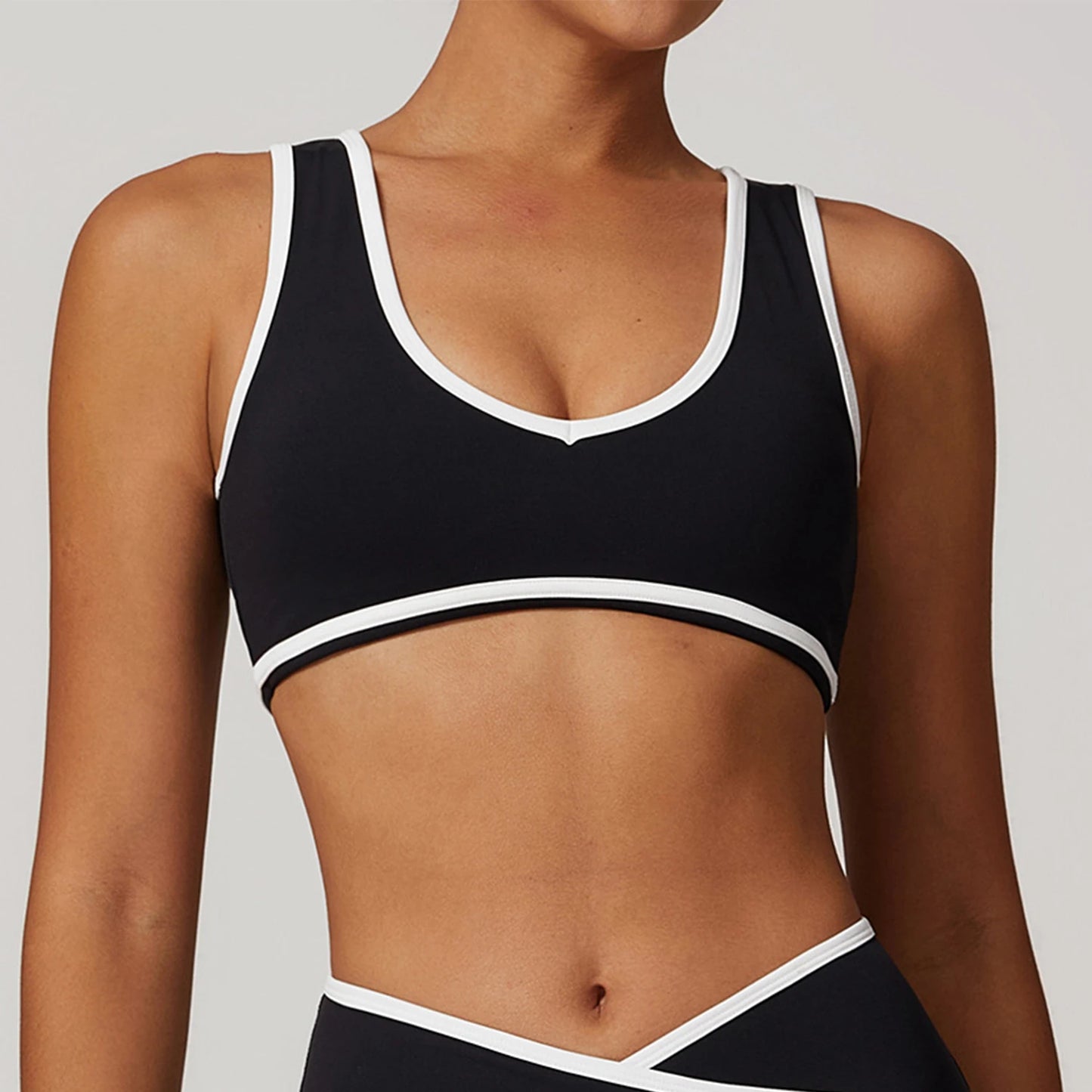 New Women Sports Bra Back High Impact Workout Sport Top Crop Fitness Wear For Yoga Gym Brassiere Sportswear Gym Push Up Bra