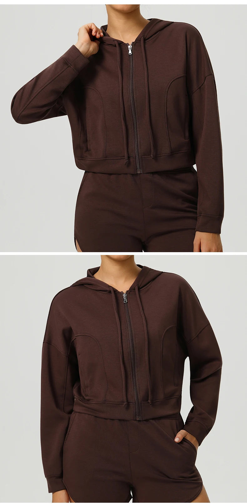 Autumn and Winter Sports Jacket Women Sport Jacket Long Sleeve Shirt Workout Coat Gym Training Clothing Stretch Yoga Sportswear