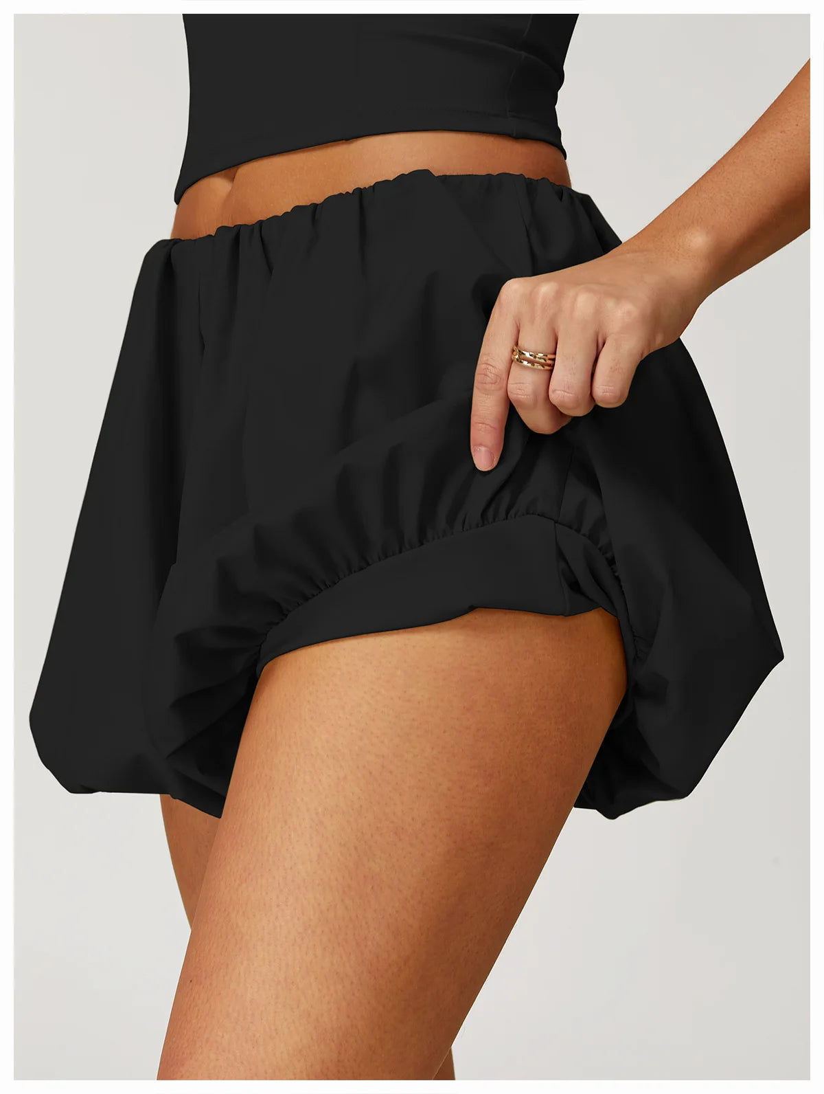 Women Loose Yoga Shorts High Waist Yoga Pants Workout Shorts Fitness Yoga Fitness Ladies Cycling Running Short Pants Sportswear