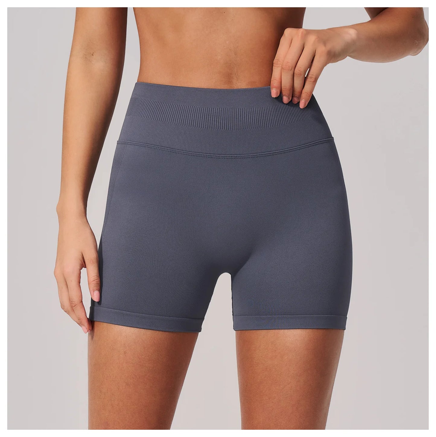 Seamless Sports Shorts Women Yoga Shorts High Waist Workout Shorts Breathable Sports Leggings Gym Shorts Running Cycling Shorts