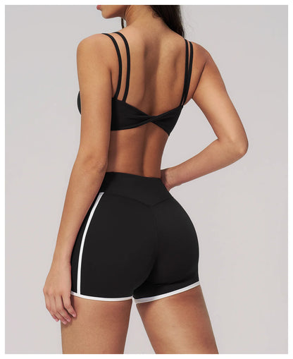 Summer Women Yoga Bra Sports Bra Sexy Breathable Underwear High Strength Fitness Female Shockproof Bra Gym Workout Top Crop Tops