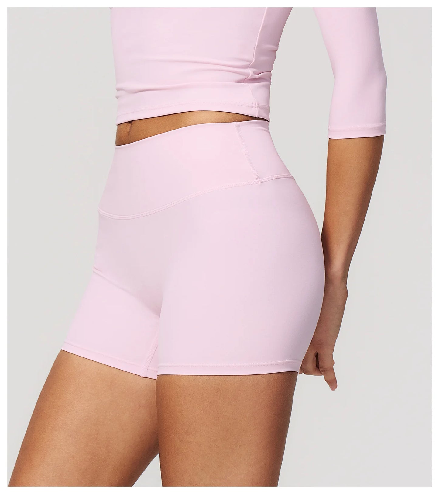 Women High Waist Yoga Shorts Running Cycling Shorts Breathable Fitness Shorts Female Summer Workout Shorts Gym Sports Tights