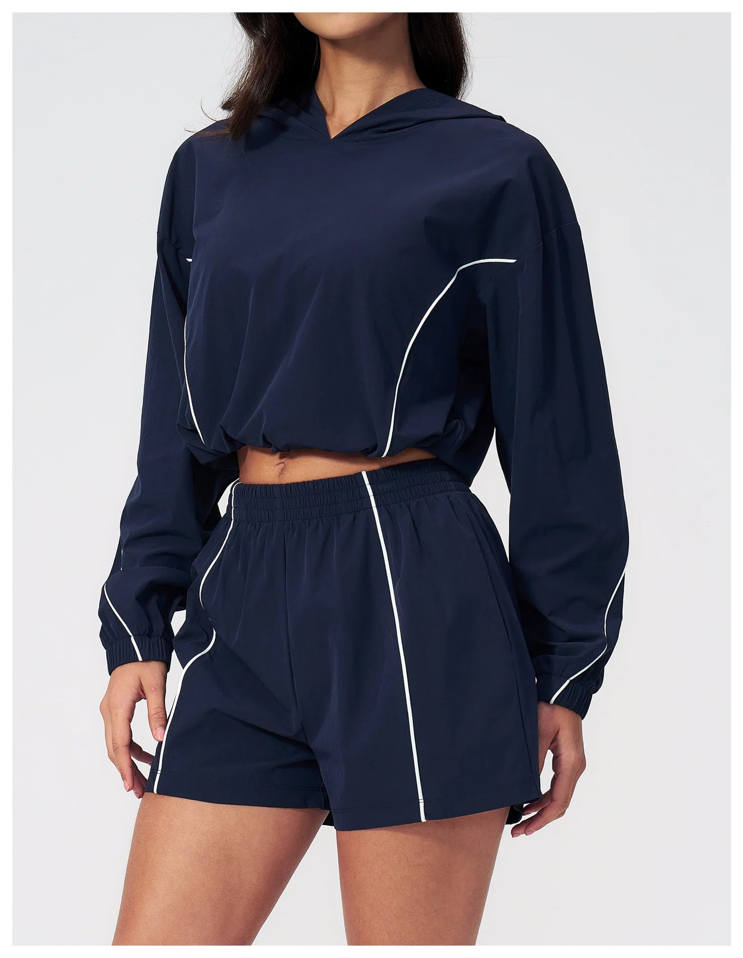 1 Pieces Women Outdoor Sports Coat Summer Sun Protection Top Yoga Long Sleeved Jacket Female Fitness Short Sun Protection Jacket