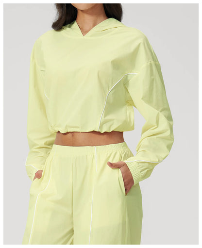 1 Pieces Women Outdoor Sports Coat Summer Sun Protection Top Yoga Long Sleeved Jacket Female Fitness Short Sun Protection Jacket
