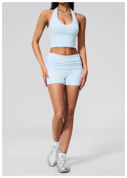 Summer New Yoga Bra Women Sports Shockproof Bra Sexy V-Neck Fitness Underwear Female Backless Sports Bra Gym Push Up Workout Top