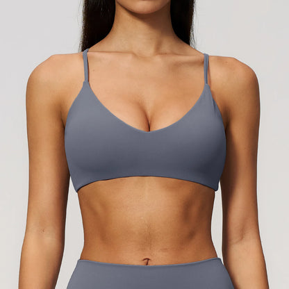 Summer Yoga Bra Women Shockproof Top Breathable Sports Bra Running Push Up Top Female Gym Workout Yoga Underwear Fitness Vest