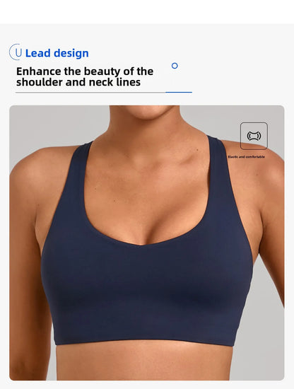 Yoga Bra Sport Bra Collection Women Bra Breast Yoga Fitness Bra Summer Cloth High-intensity Professional Shock-proof Running Bra
