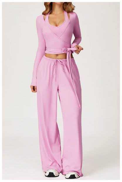 Women Fitness Yoga Shirt Strappy Long Sleeve Sports Jacket Gym Top Activewear Running Coats Workout Clothes Woman Sportswear ﻿