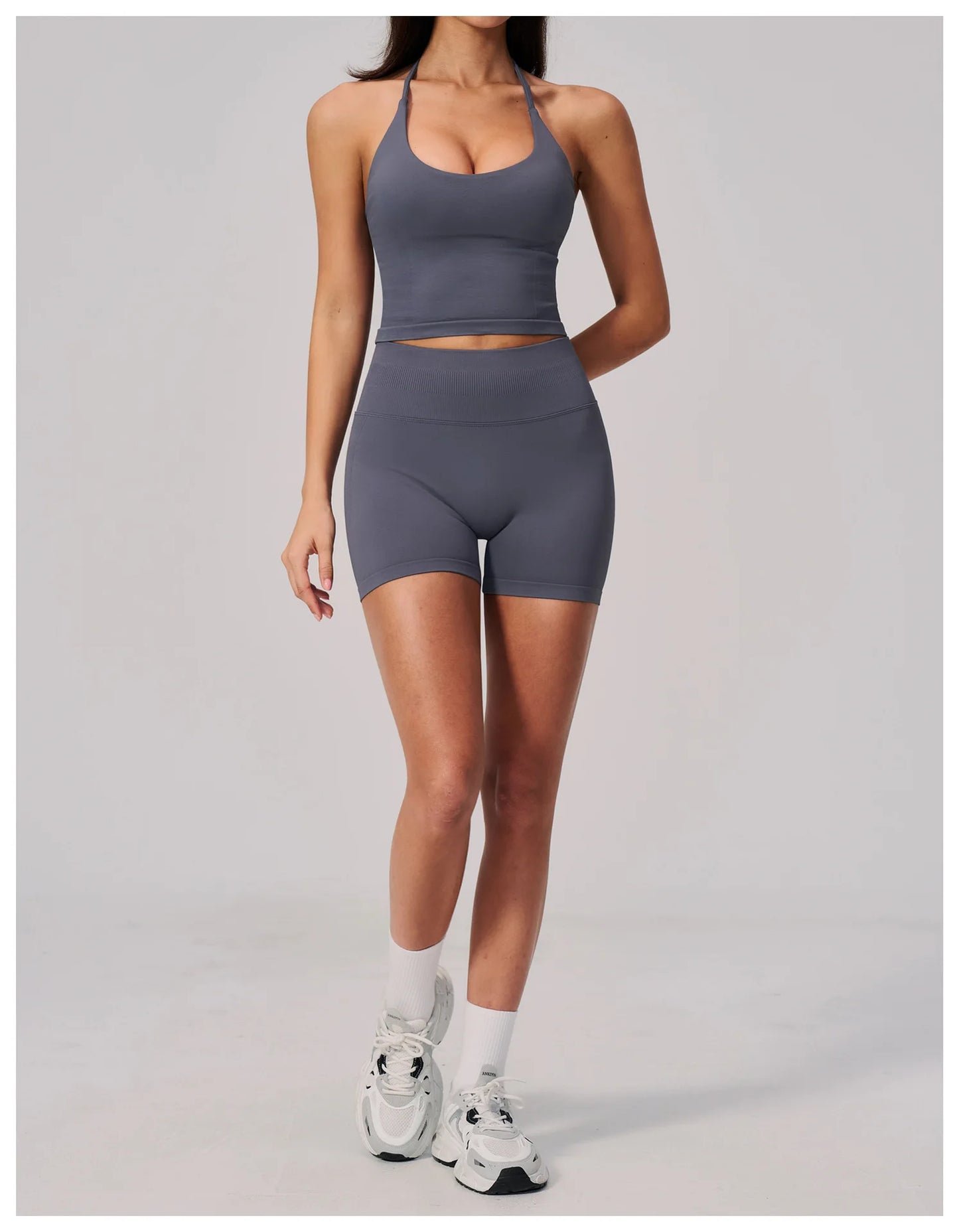 Seamless Sports Shorts Women Yoga Shorts High Waist Workout Shorts Breathable Sports Leggings Gym Shorts Running Cycling Shorts