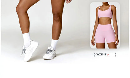 Yoga Shorts Women Scrunch Butt Yoga Pants High Waist Leggings Lift Butt Cycling Shorts Running Push Up Workout Gym Sports Shorts