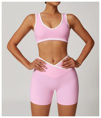 New Women Sports Bra Back High Impact Workout Sport Top Crop Fitness Wear For Yoga Gym Brassiere Sportswear Gym Push Up Bra