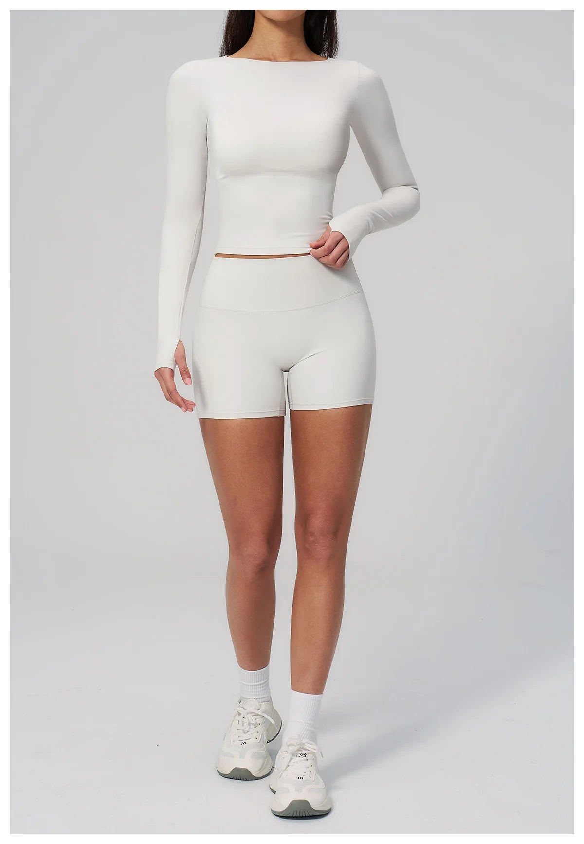 Women Yoga T-shirts Fitness Sports Long Sleeve Running High Elastic Workout Shirts Gym Sports Shirts Female Crop Top Yoga Tops