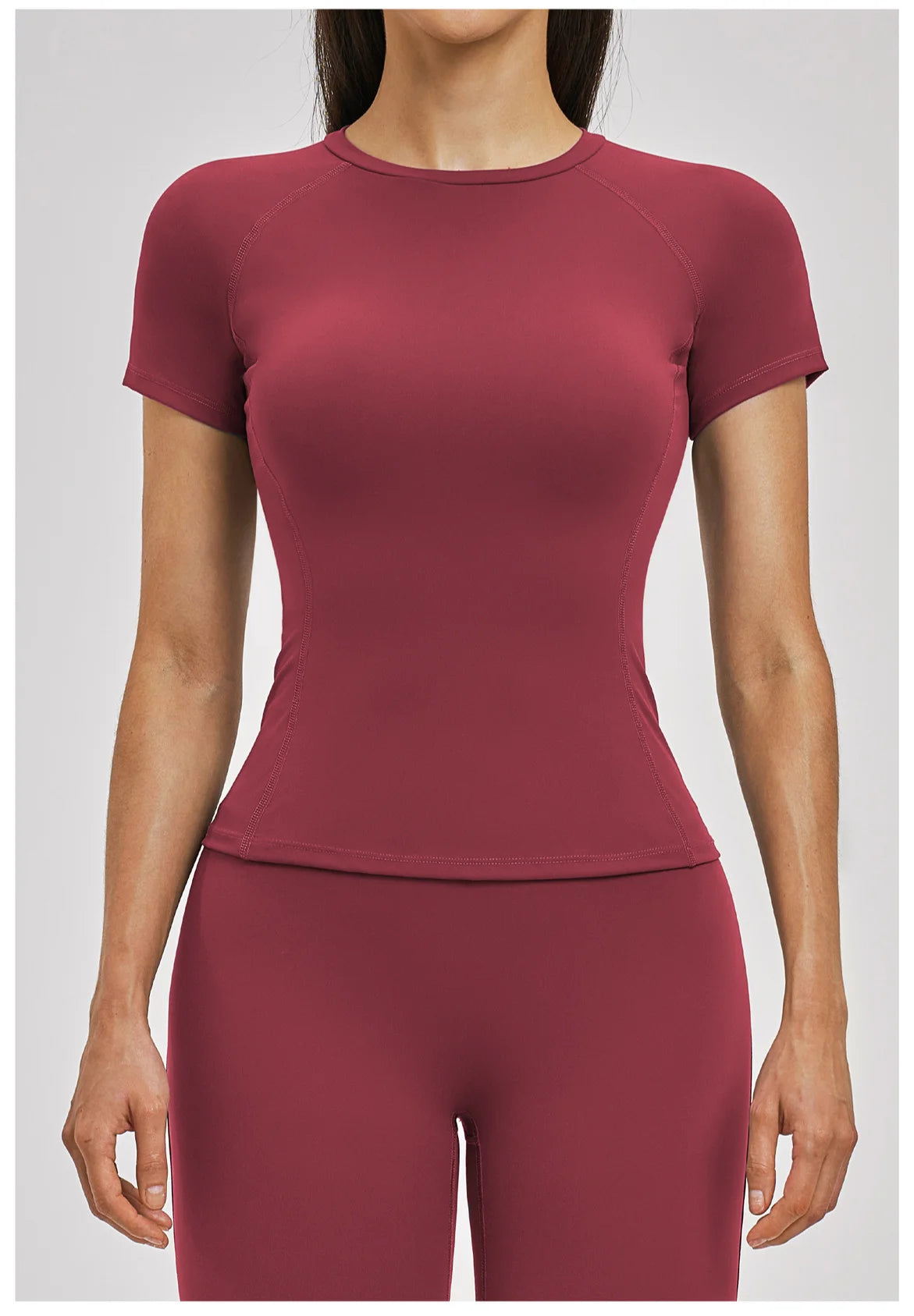 Women's Clothes Yoga Top Sport T Shirt Fitness Clothes Short Sleeve Yoga Shirt Gym Top Female Workout Active Wear Sport Tops
