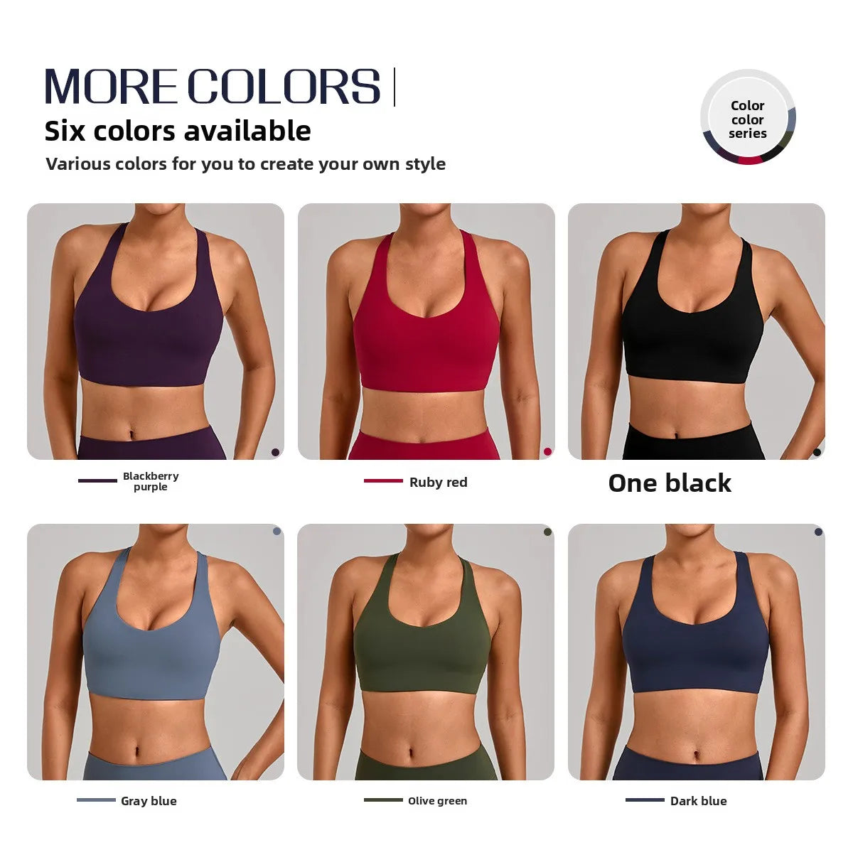 Yoga Bra Sport Bra Collection Women Bra Breast Yoga Fitness Bra Summer Cloth High-intensity Professional Shock-proof Running Bra