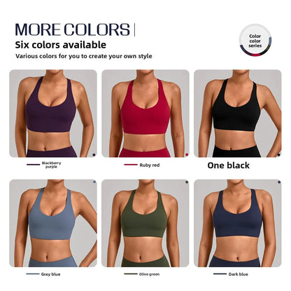 Yoga Bra Sport Bra Collection Women Bra Breast Yoga Fitness Bra Summer Cloth High-intensity Professional Shock-proof Running Bra