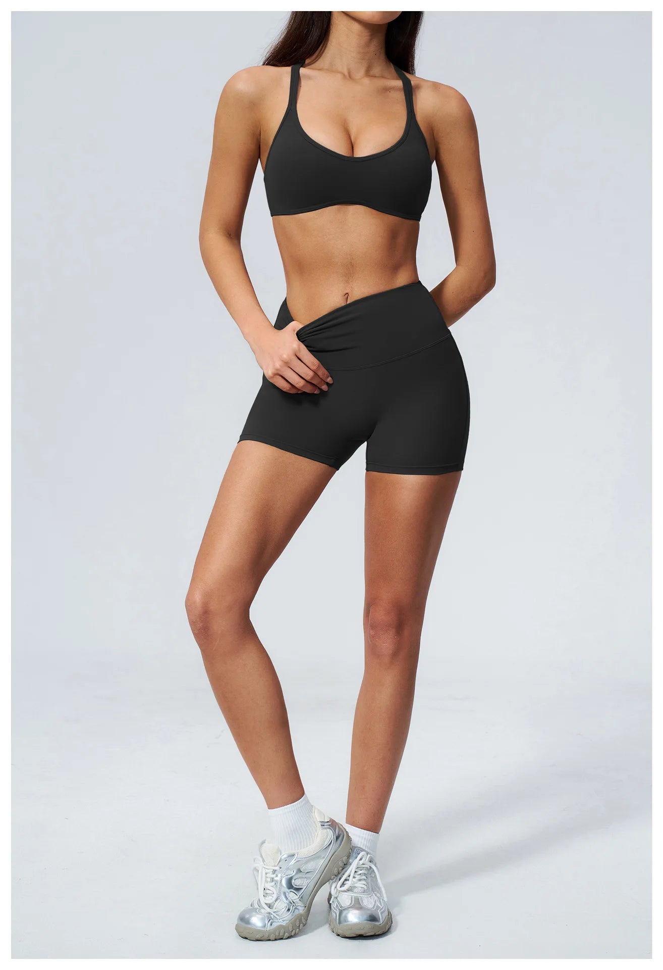 Yoga Shorts Women Gym Shorts Workout Butt Lift Legging High Waist Fitness Shorts Running Cycling Shorts Breathable Sports Shorts