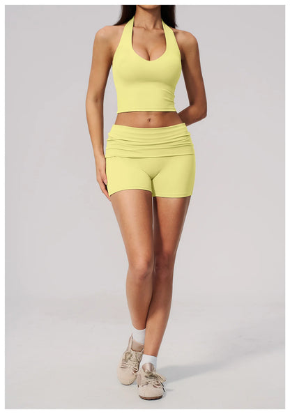 Summer New Yoga Bra Women Sports Shockproof Bra Sexy V-Neck Fitness Underwear Female Backless Sports Bra Gym Push Up Workout Top