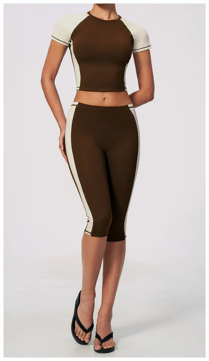 Summer Yoga Top Women Breathable Yoga Shirts Fitness Sports T-Shirts Gym Crop Top Light Weight Yoga Shirt Fitness Activewear