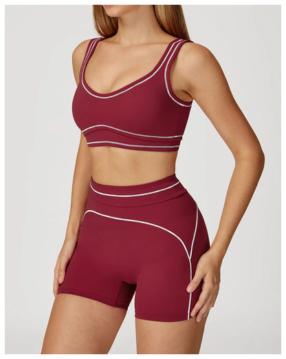Yoga Bra Women's Shockproof Sports Bra Summer Top Push Up Fitness Underwear Female Sport Tops Breathable Running Vest Bralette