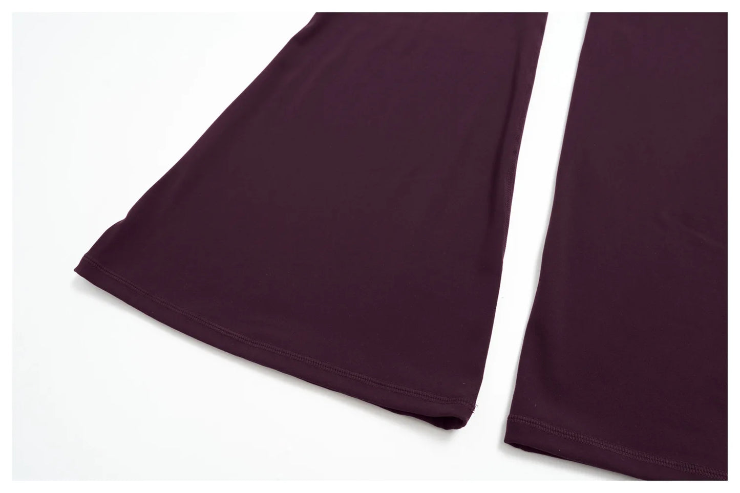 Summer Solid Color Flared Pants Women Breathable Yoga Pants High Waist Butt Lift Sports Pants Scrunch Butt Flared Trousers