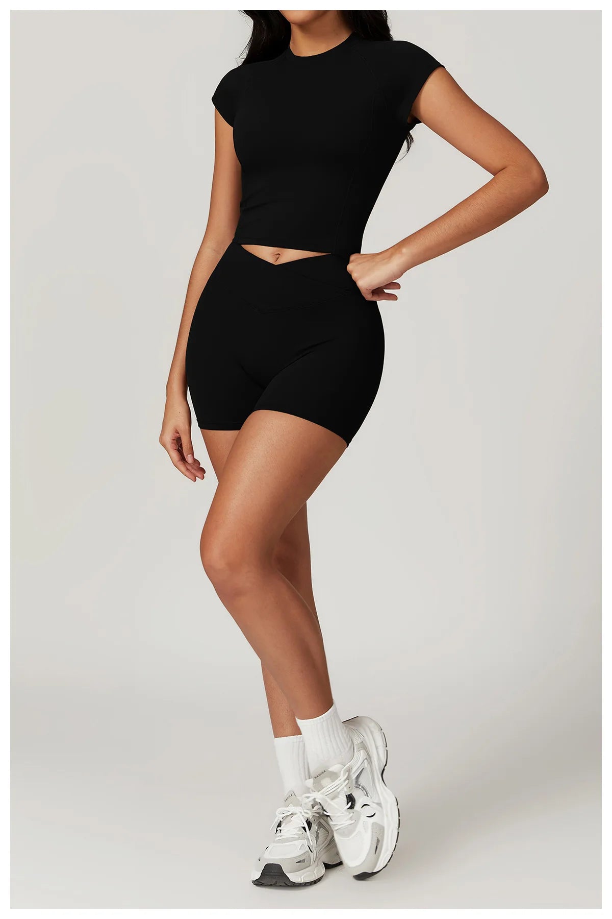Yoga Shorts Women Fitness Shorts Running Cycling Shorts Quick Drying Sports Leggings High Waist Summer Workout Gym Push-up Short