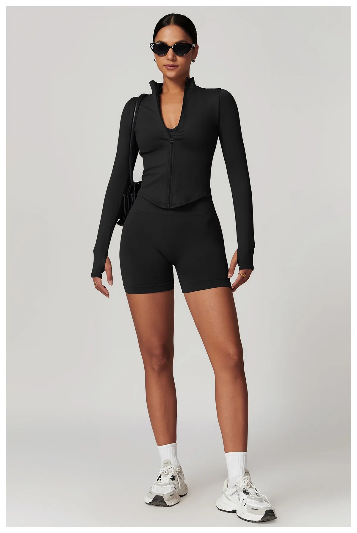 New Zipper Sports Top Women Gym Long Sleeve for Fitness Seamless Coat  Clothing Running Workout Tights Gym Tops Yoga Shirts