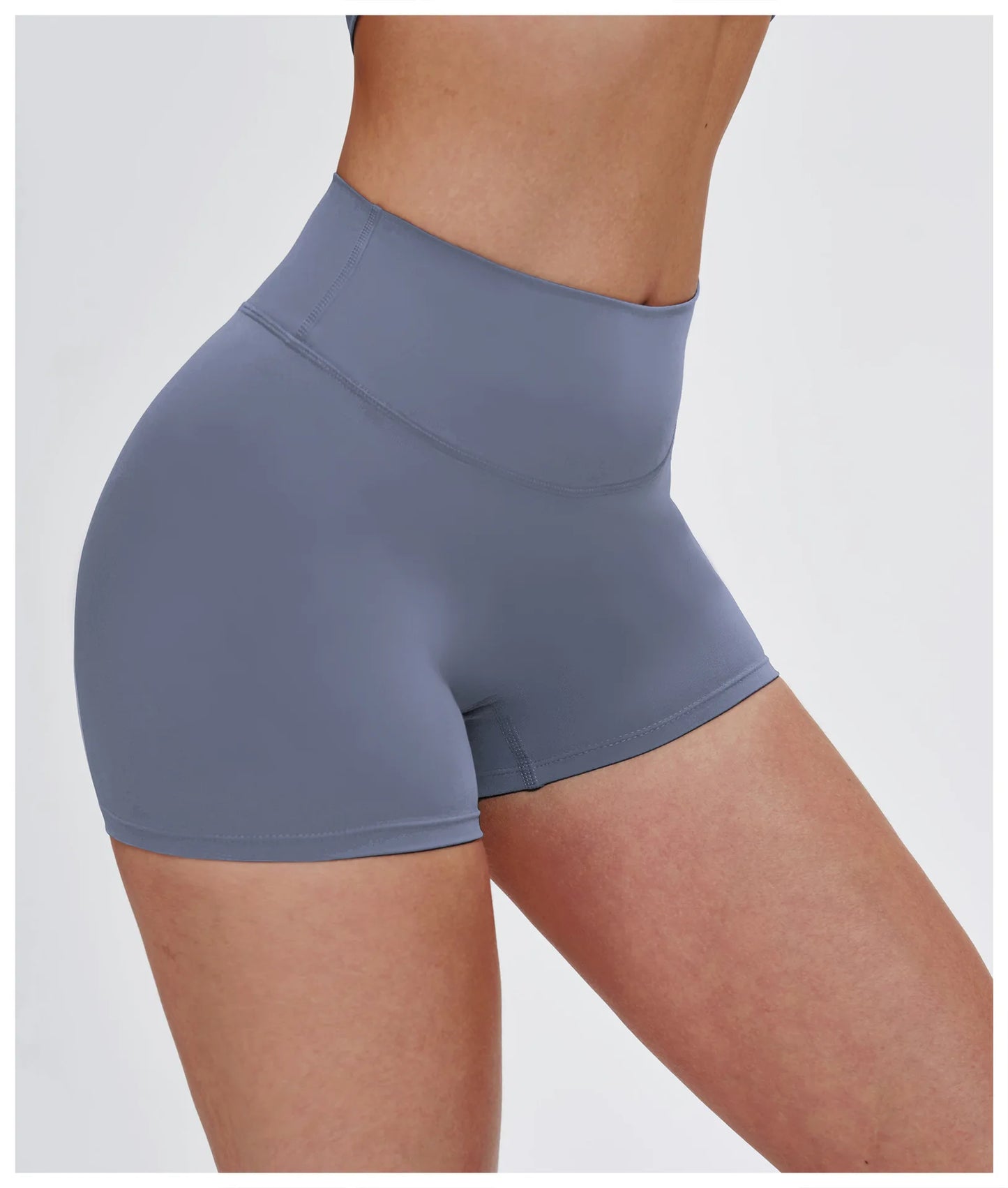 Women High Waist Yoga Shorts Running Cycling Shorts Breathable Fitness Shorts Female Summer Workout Shorts Gym Sports Tights