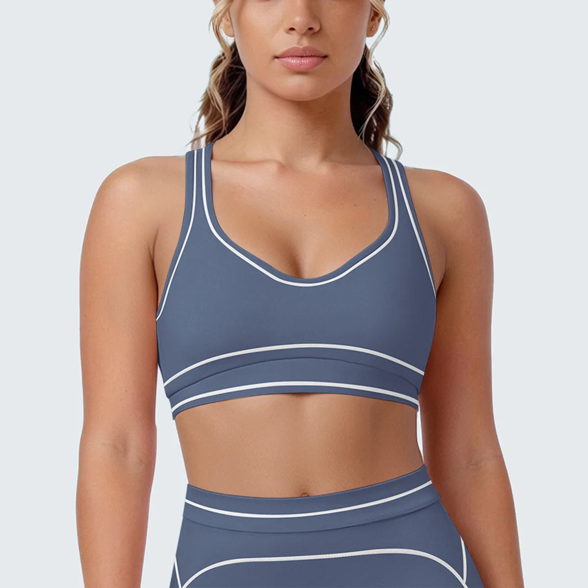 Sports Tank Top Women Sexy Fitness Bra Tights Backless Gym Clothe Underwear Yoga Bras High Running Training Shockproof Chest Pad