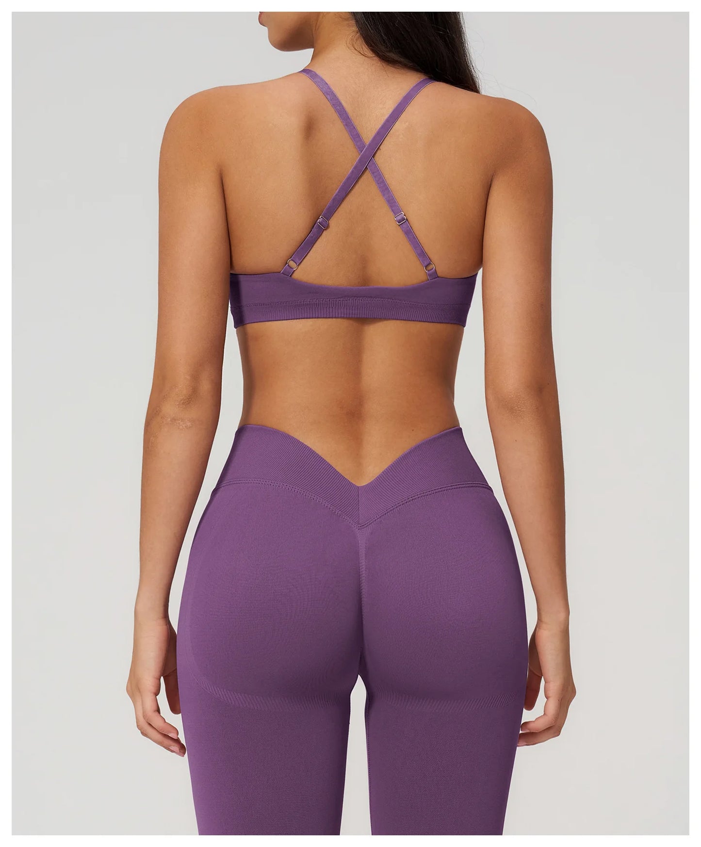 Summer Seamless Yoga Bra Women Fitness Workout Top Cross Back Strap Sports Underwear Female Breathable Running Cycling Gym Top